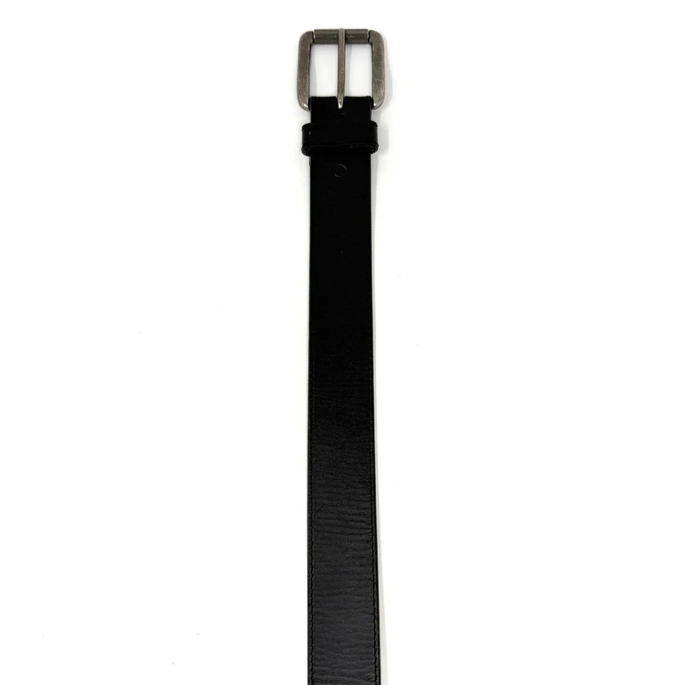 Justin C11743 Bomber Leather Belt Bent Rail Top Grain Black Size 42